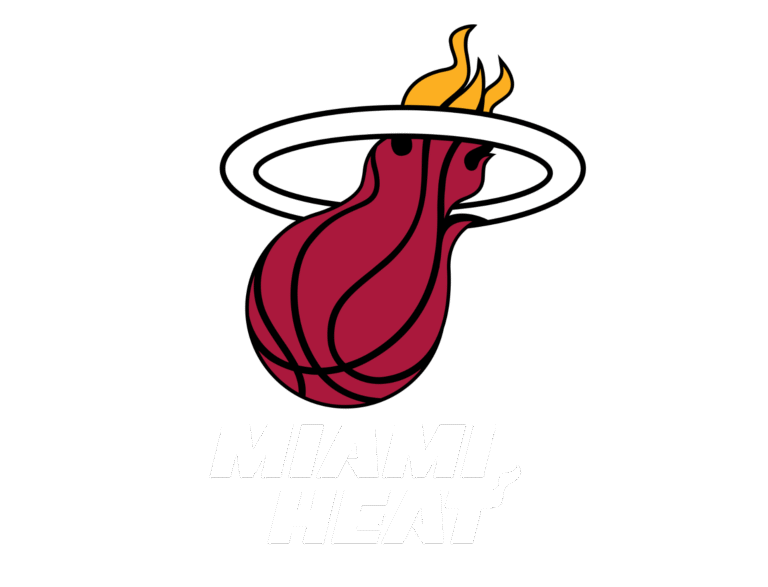miami heat logo white